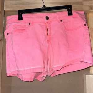 Pink shorts